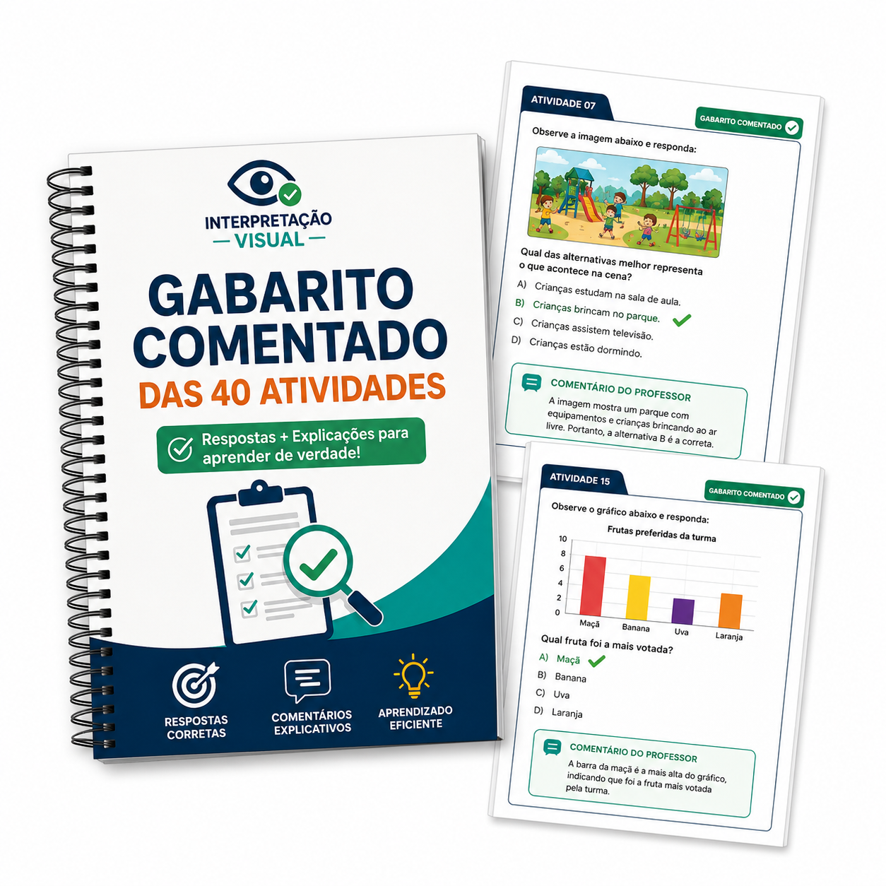 Gabarito Comentado das 40 Atividades